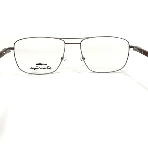 Chris Craft Eyeglasses Frames CF1003 03 Brown Gray Silver Square 56-18-145 - Picture 8 of 11